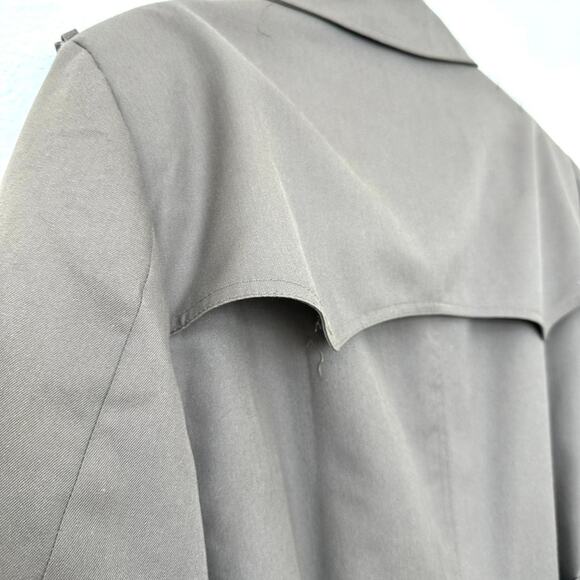 Vintage 1970s Christian Dior Trench Coat, Size 40S - Picture 12 of 16